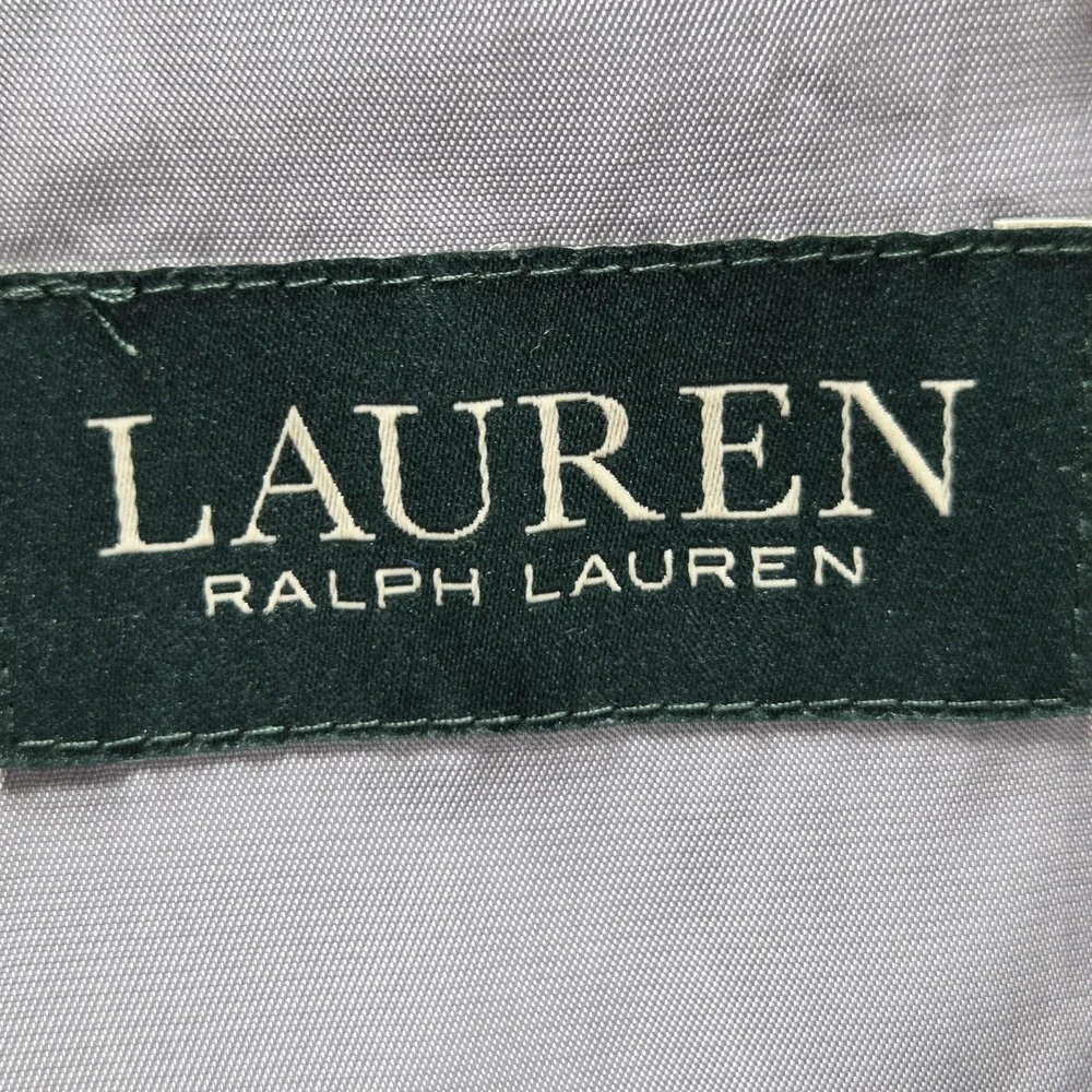 Lauren Ralph Lauren Blazer Mens 48L Gray Silk Wool Check Sport Coat Jacket